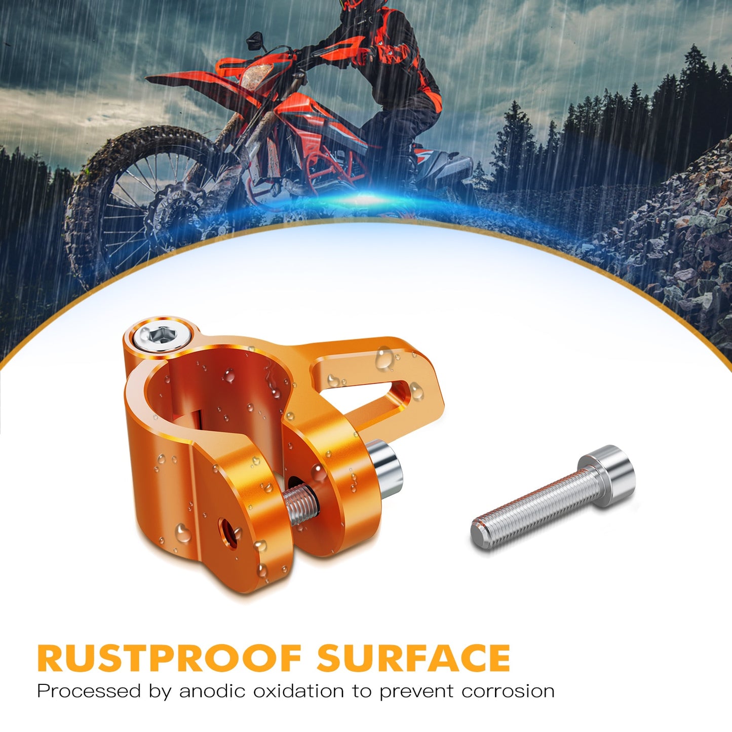 Punta pata de cabra moto para KTM 690 Enduro R 08-22 Husqvarna 701 Enduro 16-23