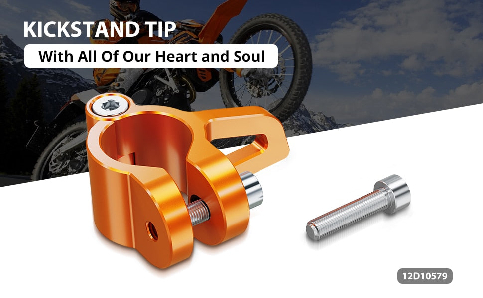 Motorcycle kickstand tip for KTM 690 Enduro R 08-22 Husqvarna 701 Enduro 16-23