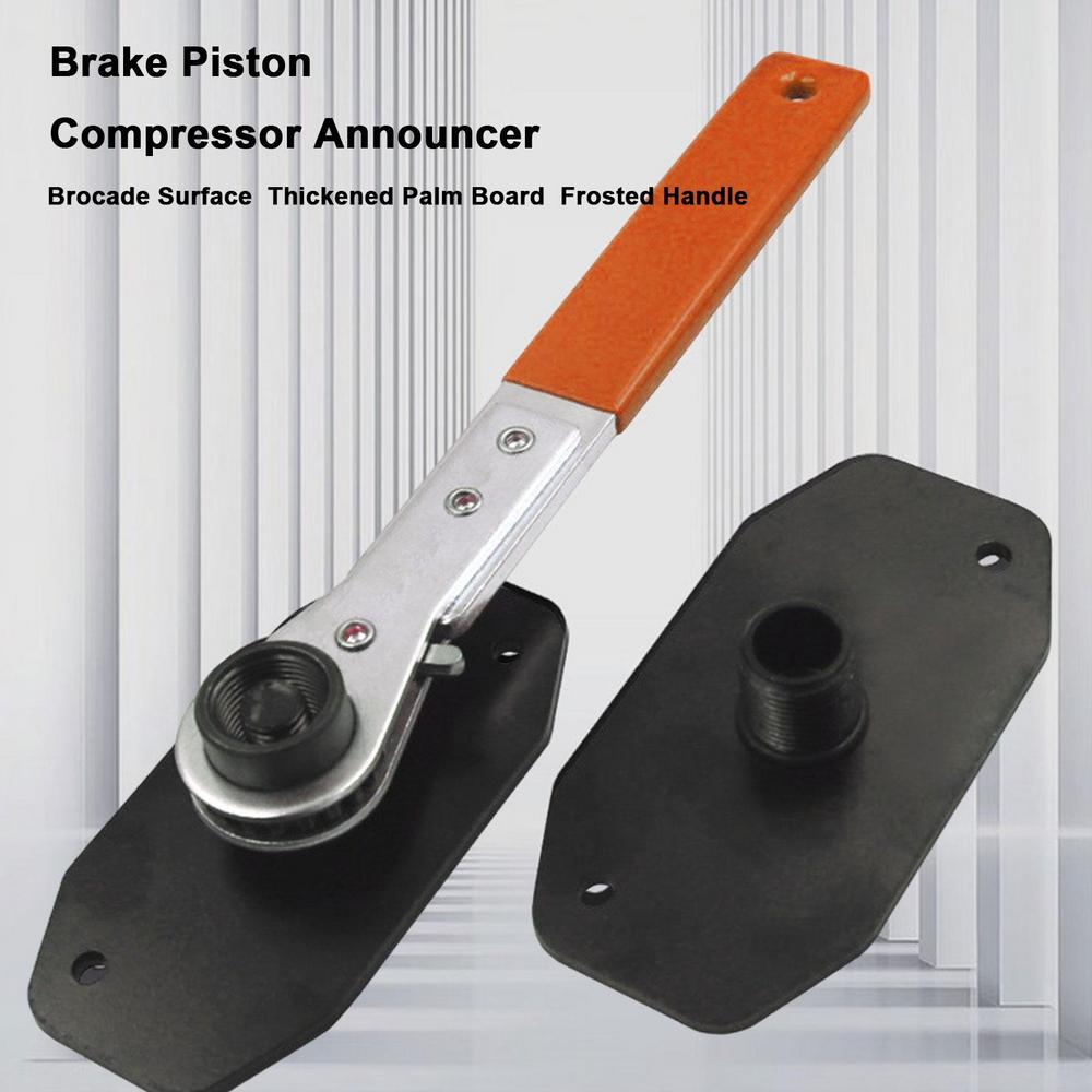 Car Auto Ratchet Brake Caliper Spreader - Twin Quad Pad Disc Repair Kit