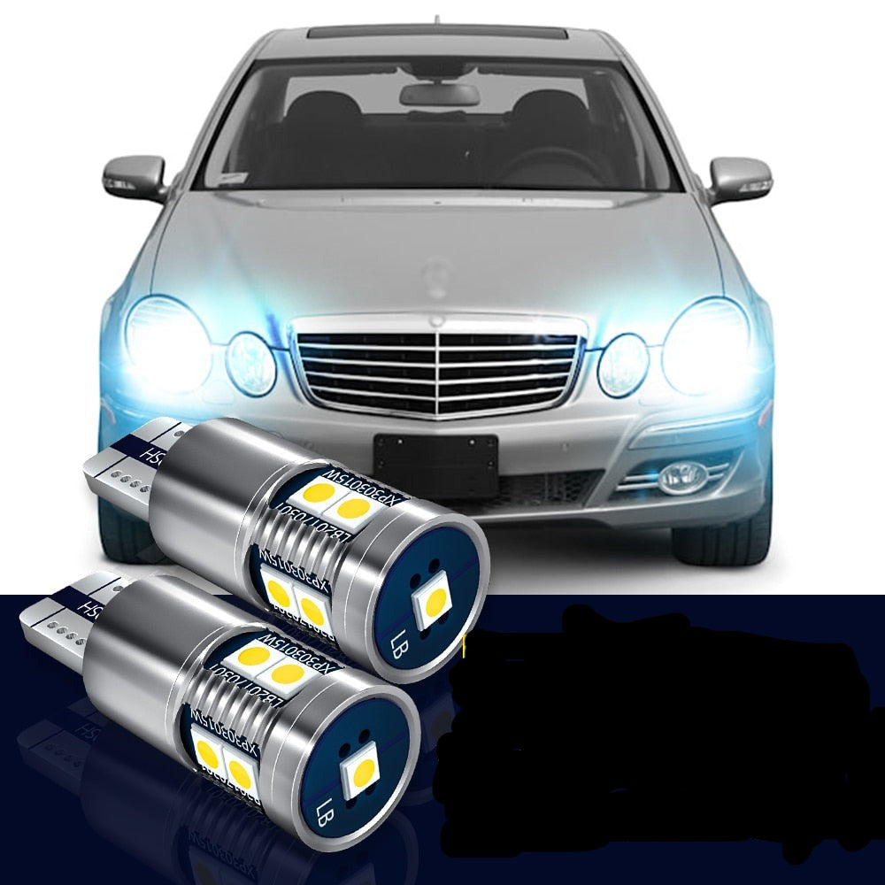 Ampoule de dégagement de voiture, lampe de stationnement LED pour Mercedes Benz classe W211 W212-2pk