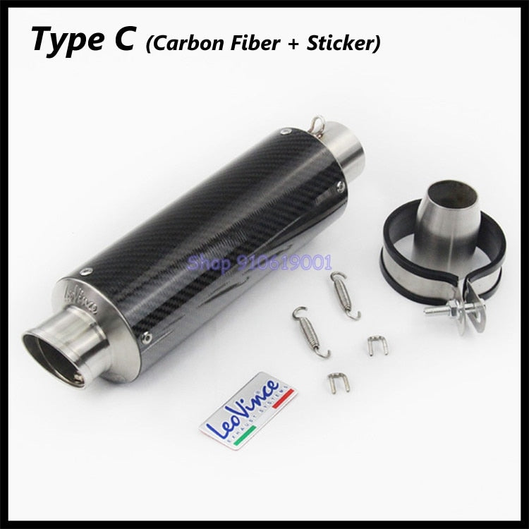 Motorcycle exhaust muffler LeoVince laser making L-R for 51 mm pipes