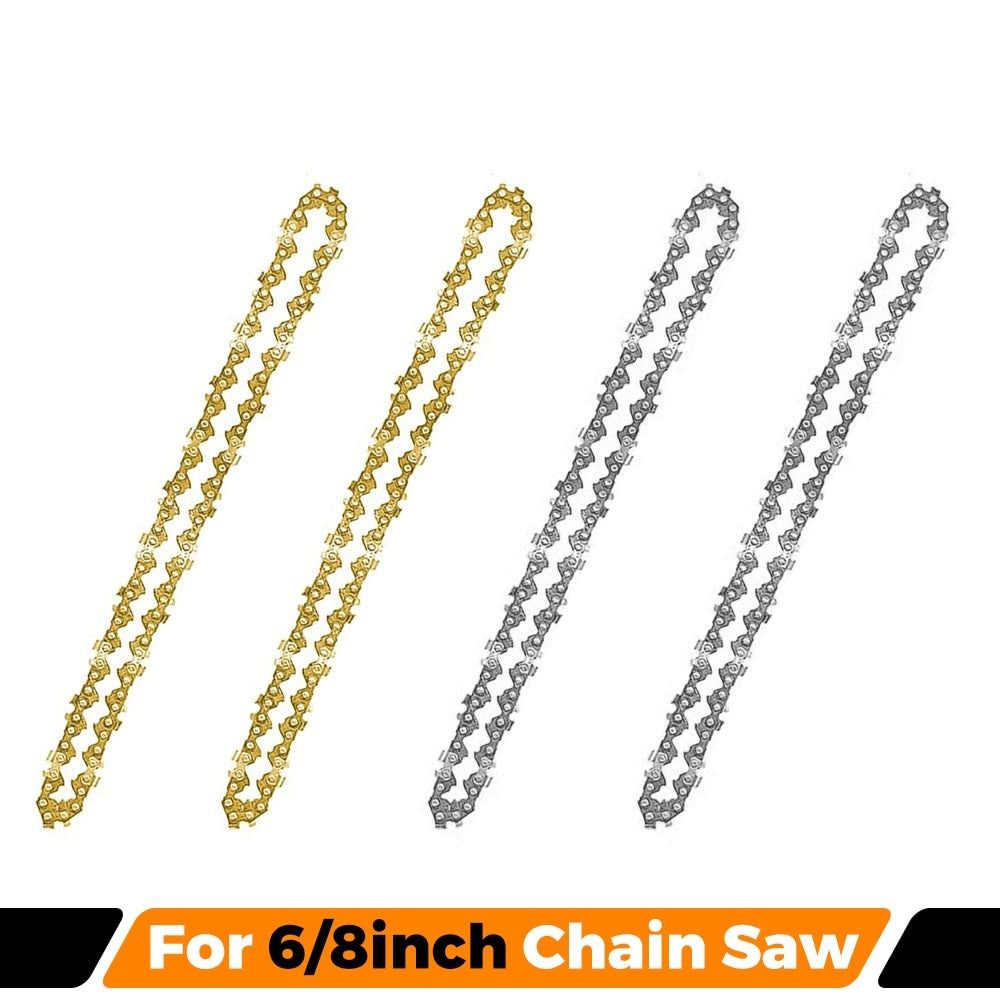 Chainsaw Chains 6 or 8 Inch For Battery Pole Saw One-Handheld Chainsaws-2-4pk