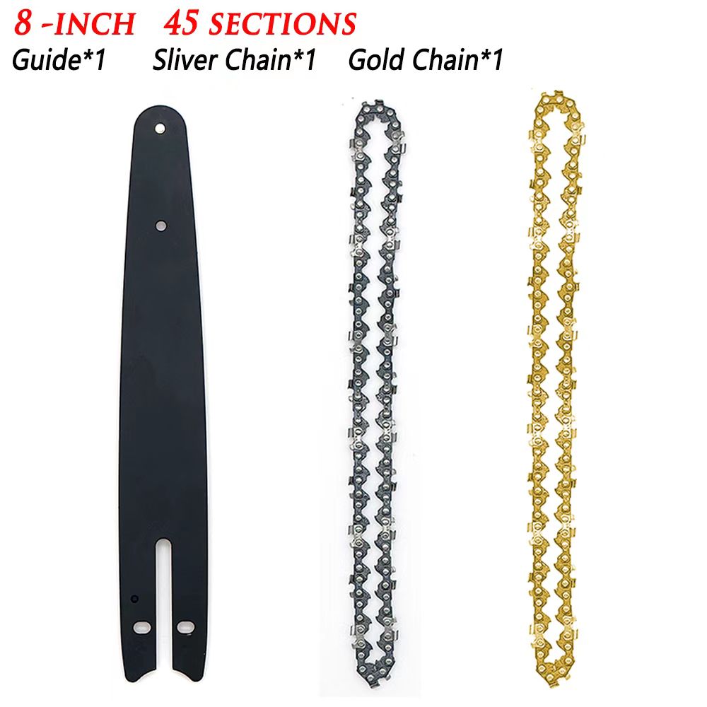 Chainsaw Chains 4 6 8 In for Battery Chainsaw 4 6 8 Inch Guide Bars