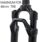 Mountain Bike MTB Gravel Suspension Fork Off-Road Air Pressure Damper Fork 700C