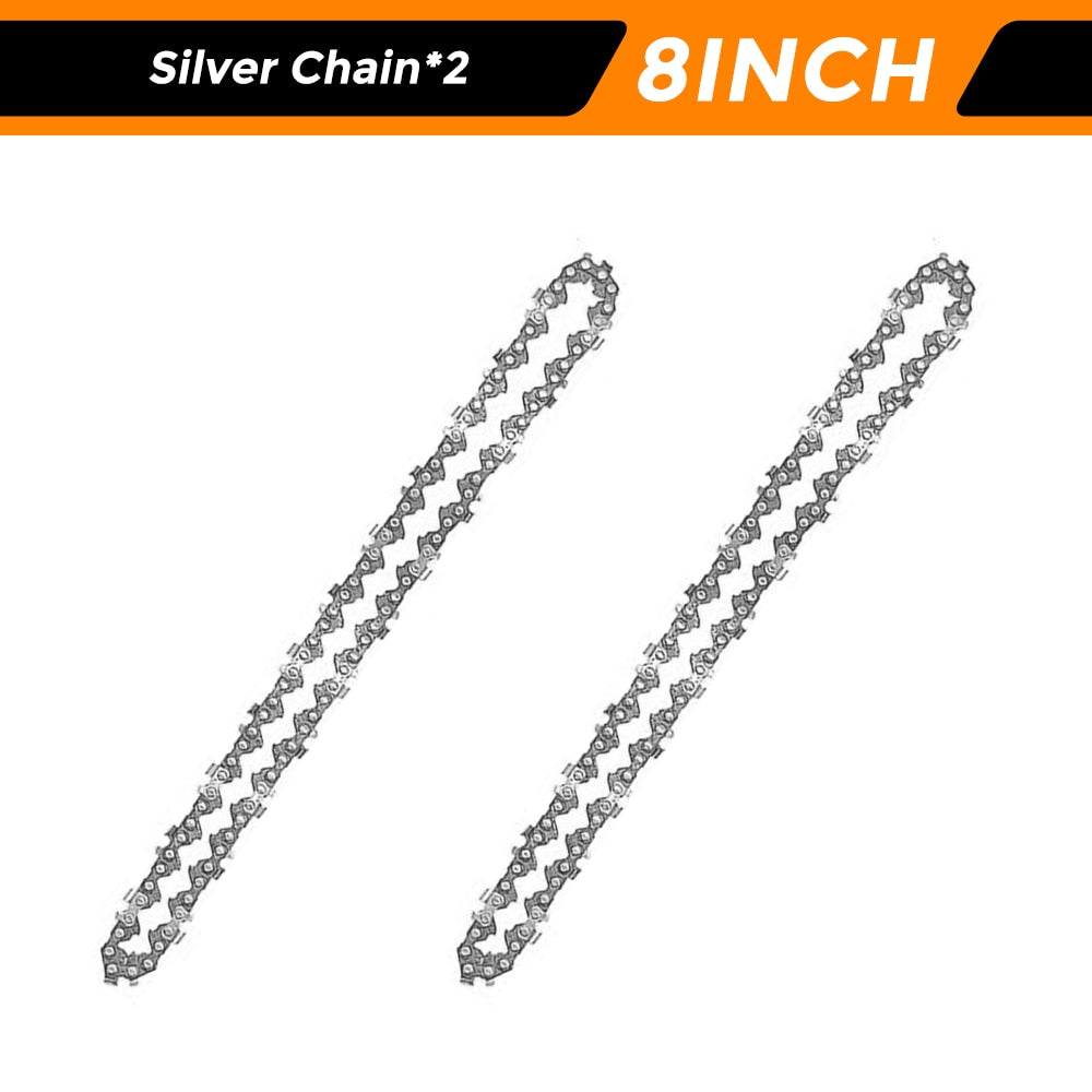 Chainsaw Chains 6 or 8 Inch For Battery Pole Saw One-Handheld Chainsaws-2-4pk