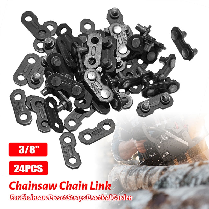 Chainsaw Chain Link 3/8 for Oregon Chain repair-24-pk