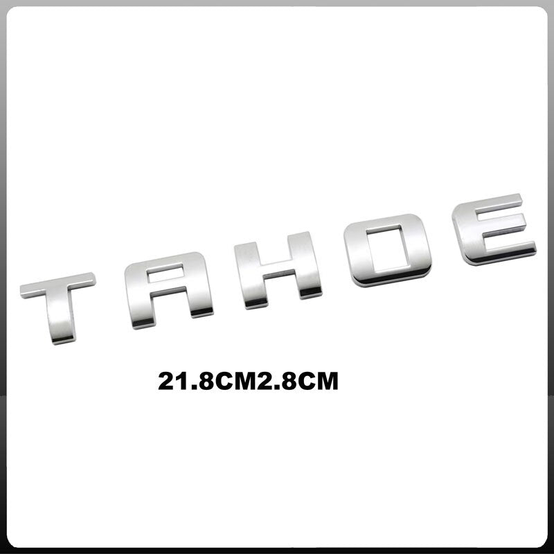 Etiqueta engomada del logotipo del ABS del maletero del coche para Chevrolet TAHOE