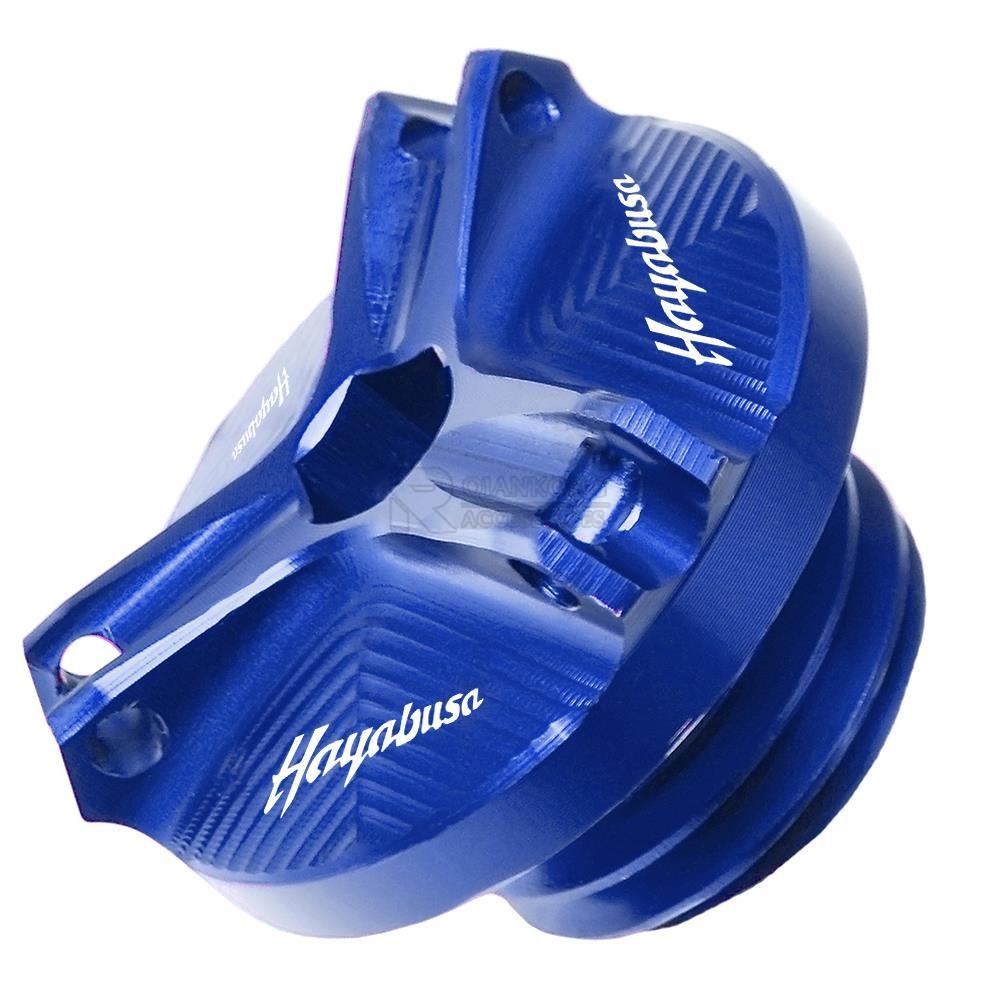 Bouchon de réservoir de carburant de moto pour Suzuki HAYABUSA 1999-2020 CNC en aluminium M20x1.5 