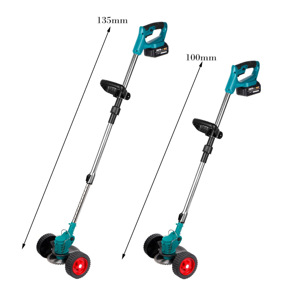 Grass Trimmer Handheld with 2 Lithium Batteries and 8 Accessories set