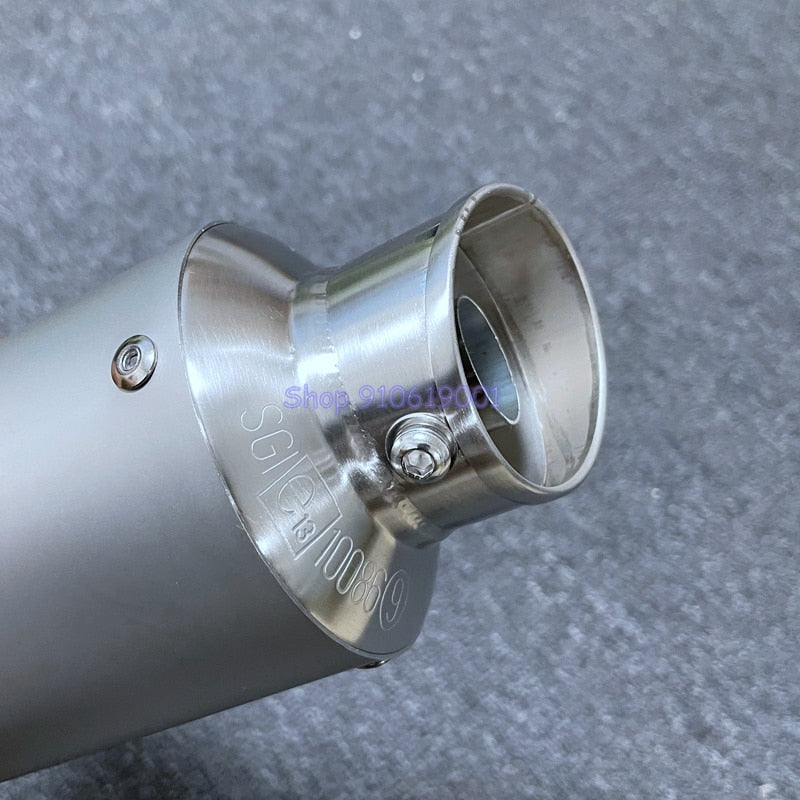 Silencieux d'échappement moto LeoVince fabrication laser LR pour tuyaux de 51 mm