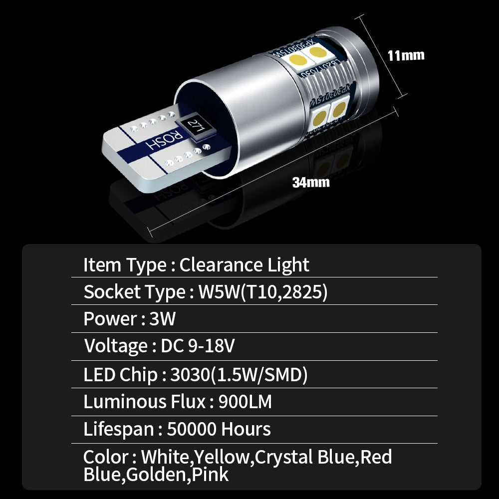 Luces LED de estacionamiento para automóviles para Chevrolet Matiz 2005-2011-2-pk 