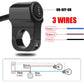 Motorcycle handlebar headlight waterproof switch 2 and 3-position 22 mm 7-8 in