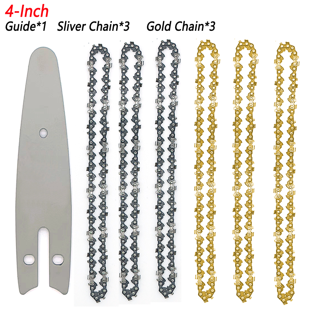 Chainsaw Chains 4 6 8 In for Battery Chainsaw 4 6 8 Inch Guide Bars