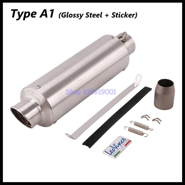 Motorcycle exhaust muffler LeoVince laser making L-R for 51 mm pipes