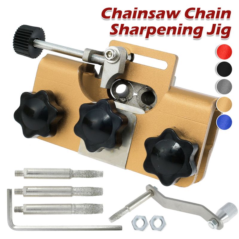 Chainsaw sharpener - Portable chainsaw chain sharpening