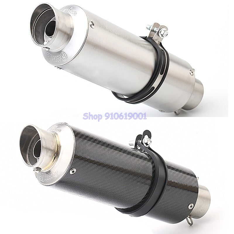 Motorcycle exhaust muffler LeoVince laser making L-R for 51 mm pipes