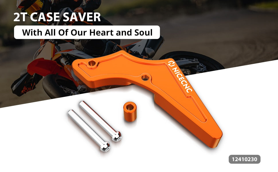 NiceCNC Motorcycle 2T Case Saver for GasGas EC 250 300 2021-23 KTM Husqvarna