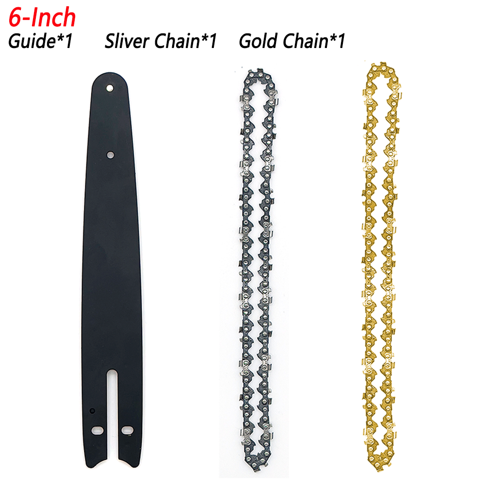 Chainsaw Chains 4 6 8 In for Battery Chainsaw 4 6 8 Inch Guide Bars