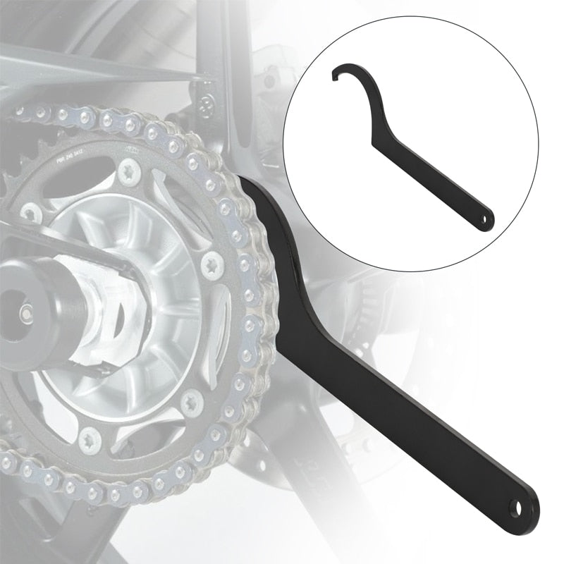 Motorcycle rear chain hub adjuster tool for Ducati Hypermotard Monster