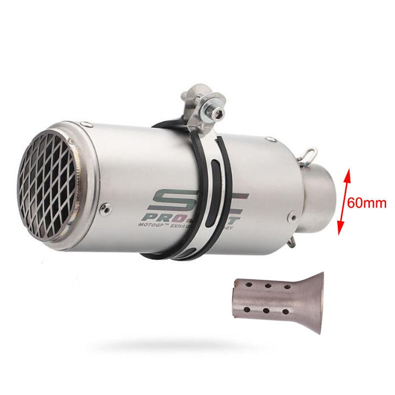 Motorcycle Exhaust Muffler for Kawasaki Z900 Xmax Fz6 Tmax CBR600 51 60 mm