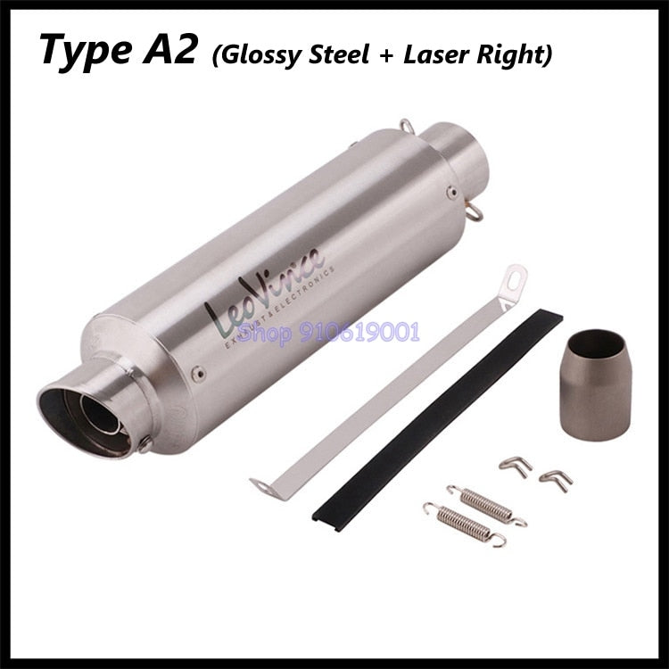 Motorcycle exhaust muffler LeoVince laser making L-R for 51 mm pipes