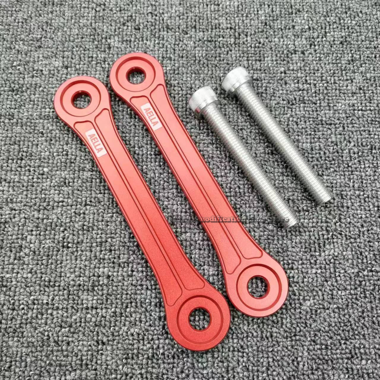 Motorcycle rear suspension lowering links kit for Ducati V4-S SF