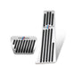 Almohadilla de Pedal de freno de Gas para coche, para BMW Serie 1, 3, 5, X3, X5, X6, E90, F30, F31, F34, G30