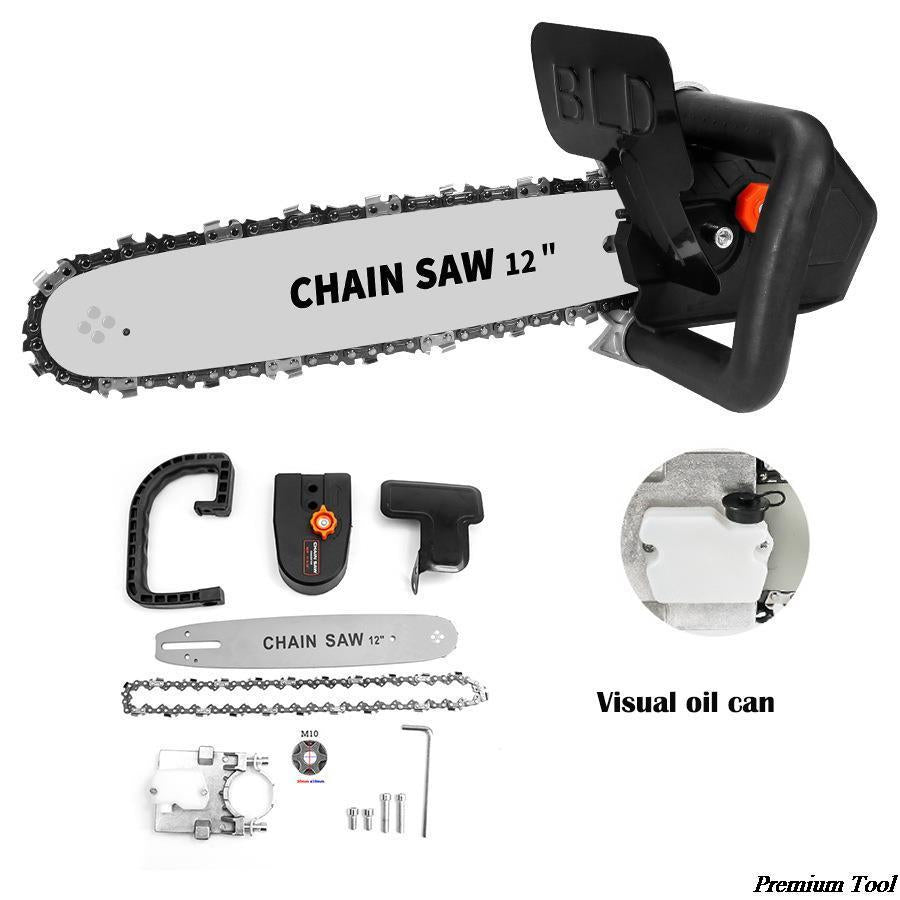 Angle Grinder to 11.5-12 In-29-30cm Chainsaw conversion Kit