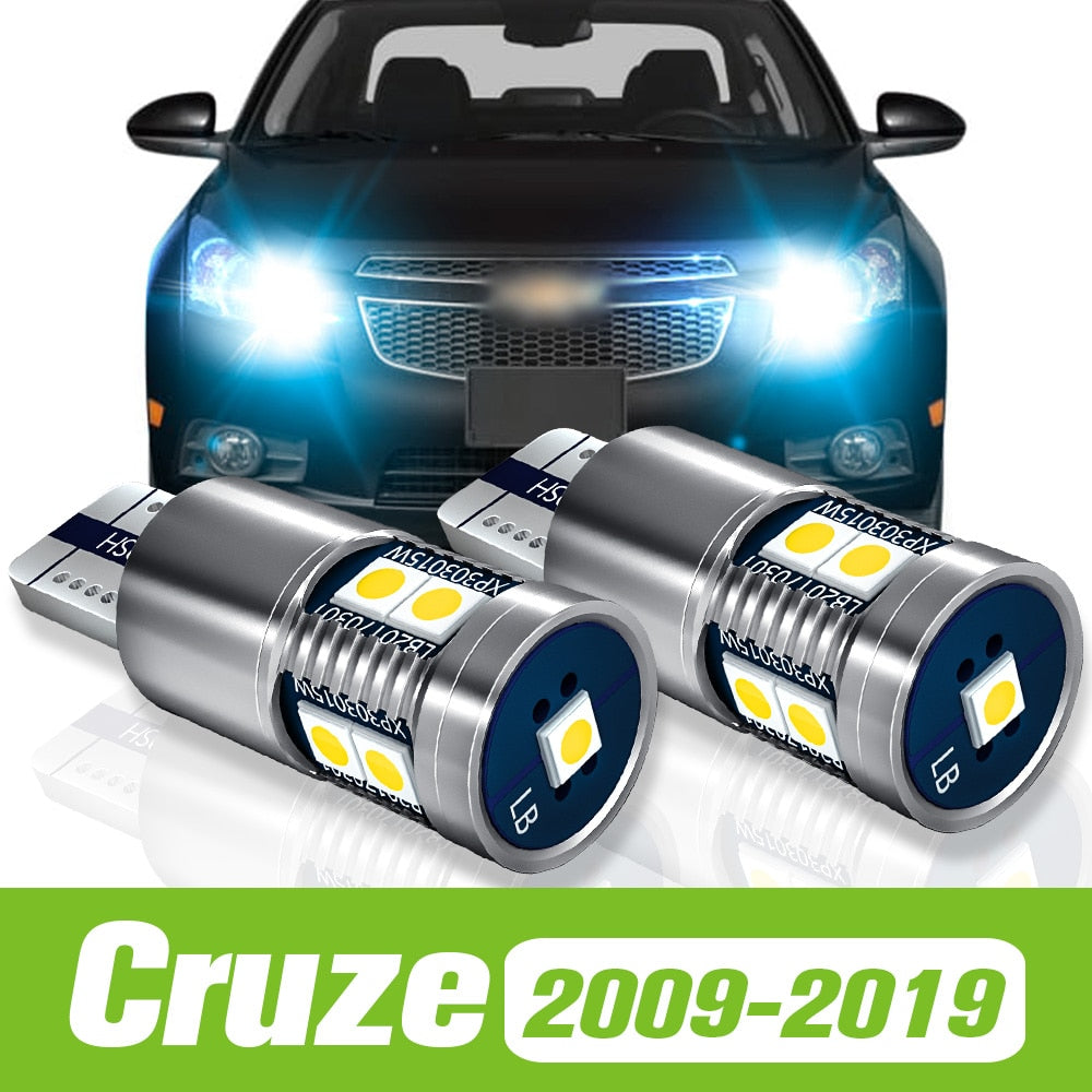 2 uds para Chevrolet Cruze 2009-2019 luz LED de estacionamiento lámpara de liquidación 2010 2011 2012 2013 2014 2015 2016 2017 2018 Accesorios 