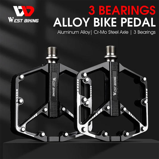 Pedales de bicicleta de montaña MTB rodamiento sellado aleación de aluminio ultraligero antideslizante