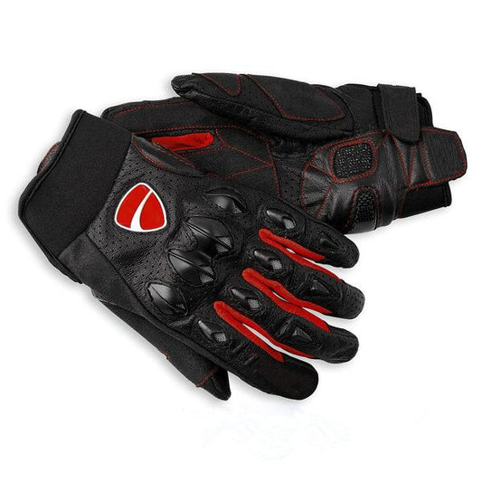 Guantes de moto de piel para usuarios de Ducati para hombre