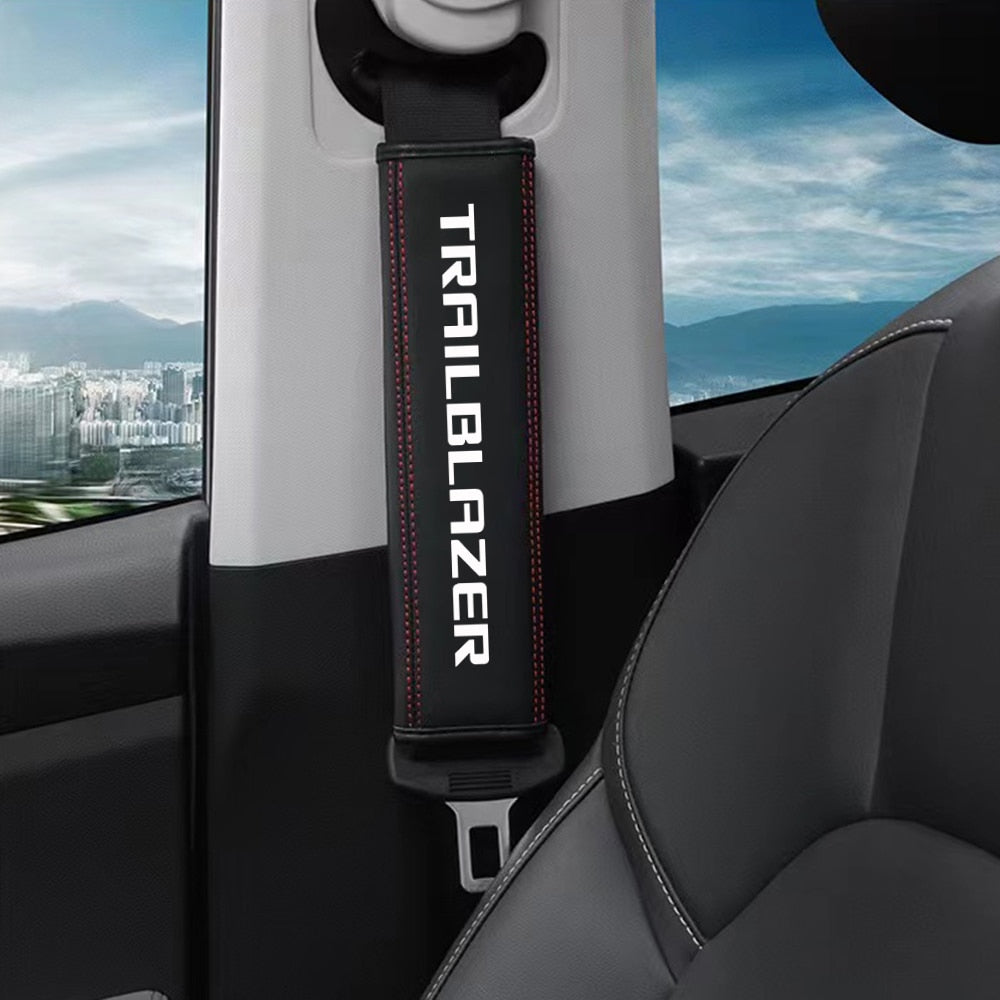 Funda para cinturón de seguridad de coche para Chevrolet Trailblazer - Cuero de alta calidad
