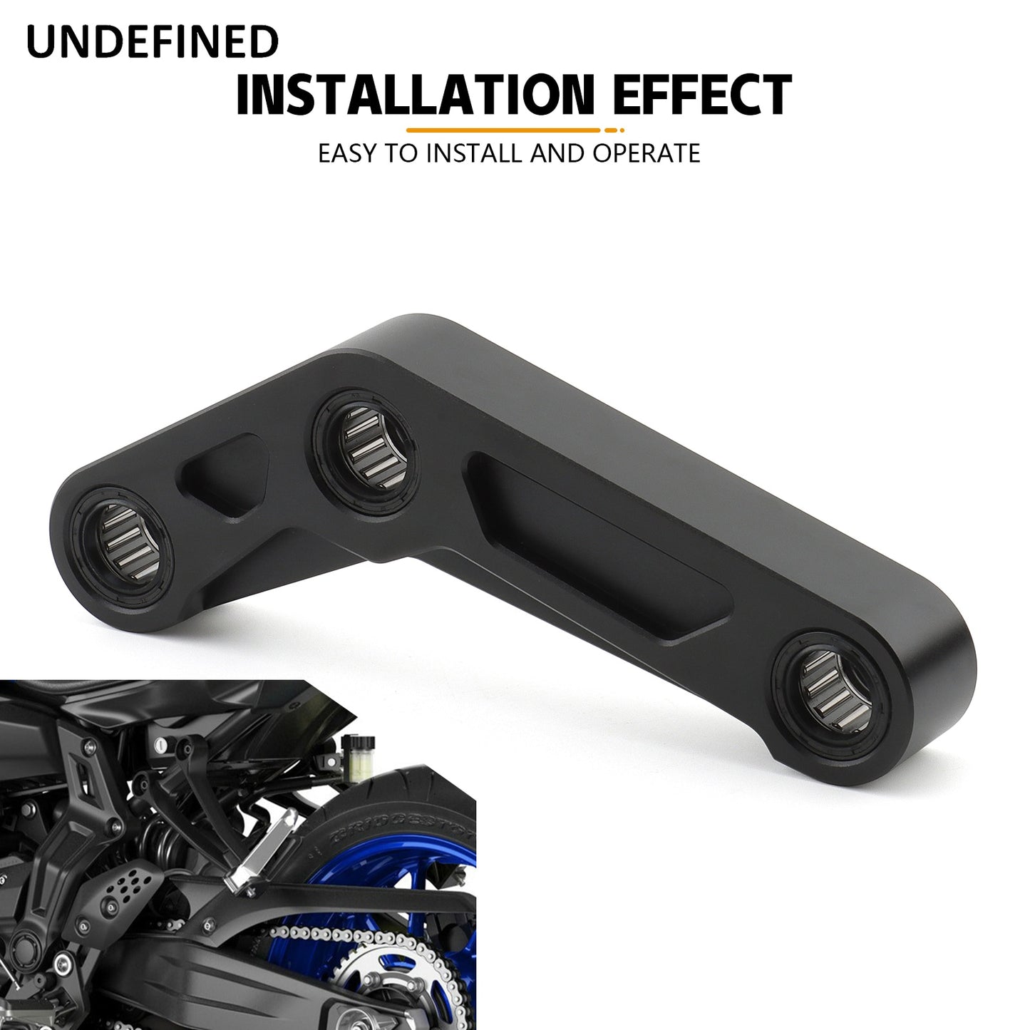 Kit de liens d'abaissement de suspension arrière de moto, pour Yamaha YZF R7 MT FZ 07 XSR 700