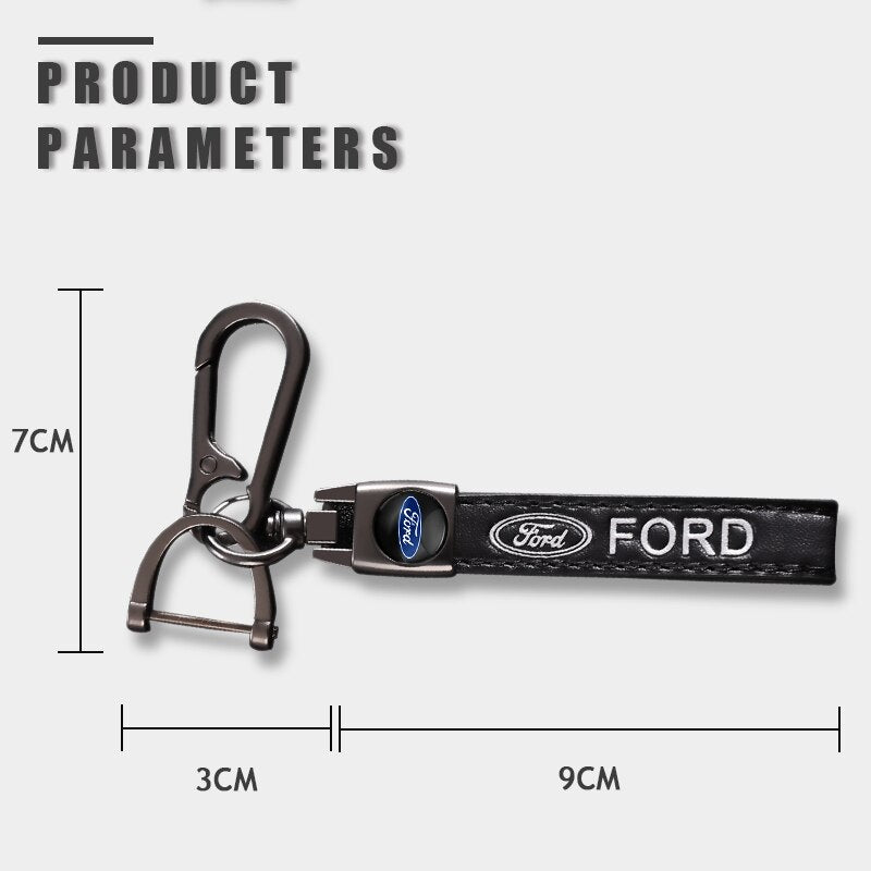 Porte-clés automatique de voiture avec Logo, pour Ford Focus MK4 MK3 MK2 Fiesta MK7 F150 Fusion