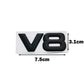 Autocollant automatique de voiture Logo V8 pour Benz AMG BMW Mazda Chevrolet Skoda Ford Audi 