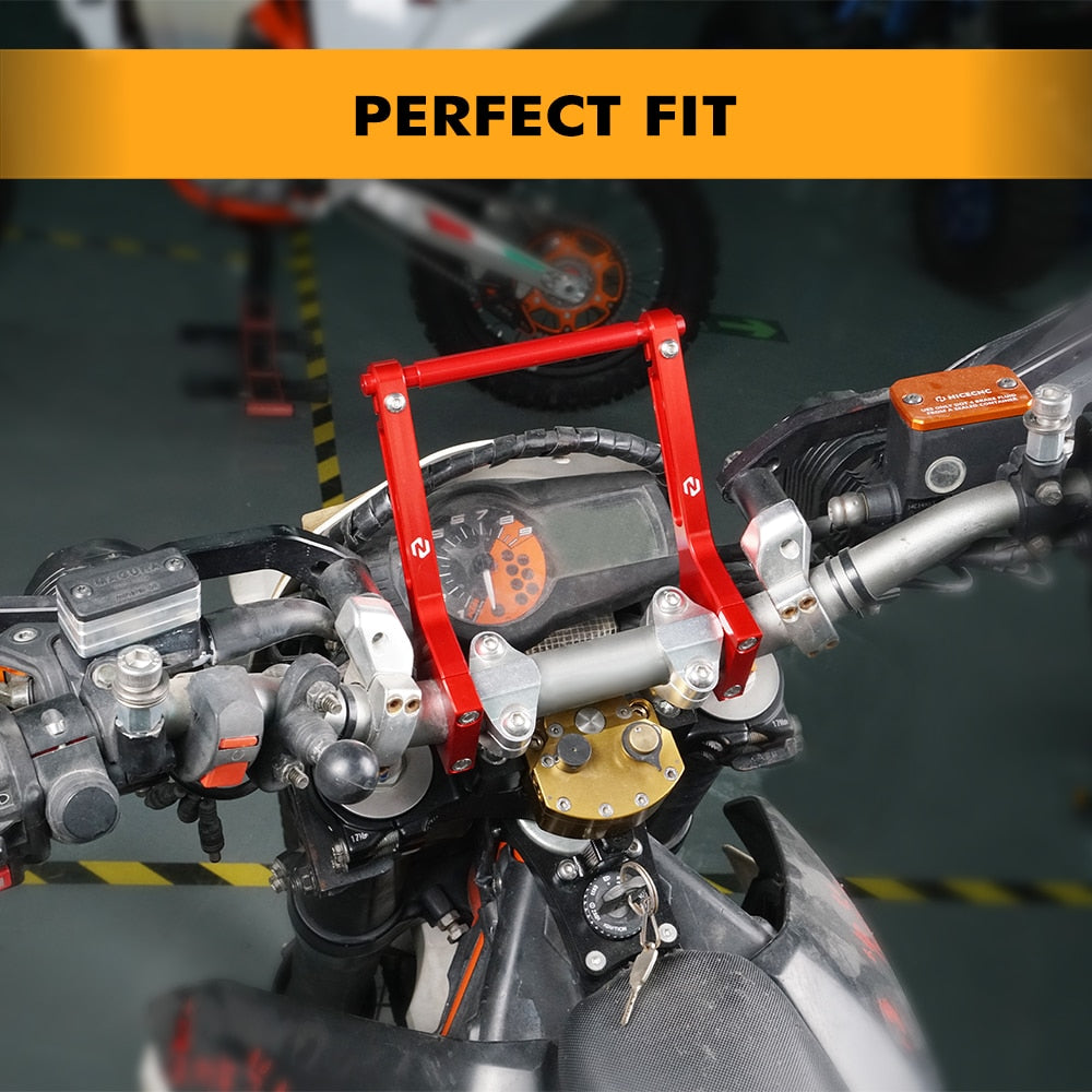 Motorcycle roadbook stand for KTM 690 Enduro R Husqvarna 701 Supermoto 22-28 mm