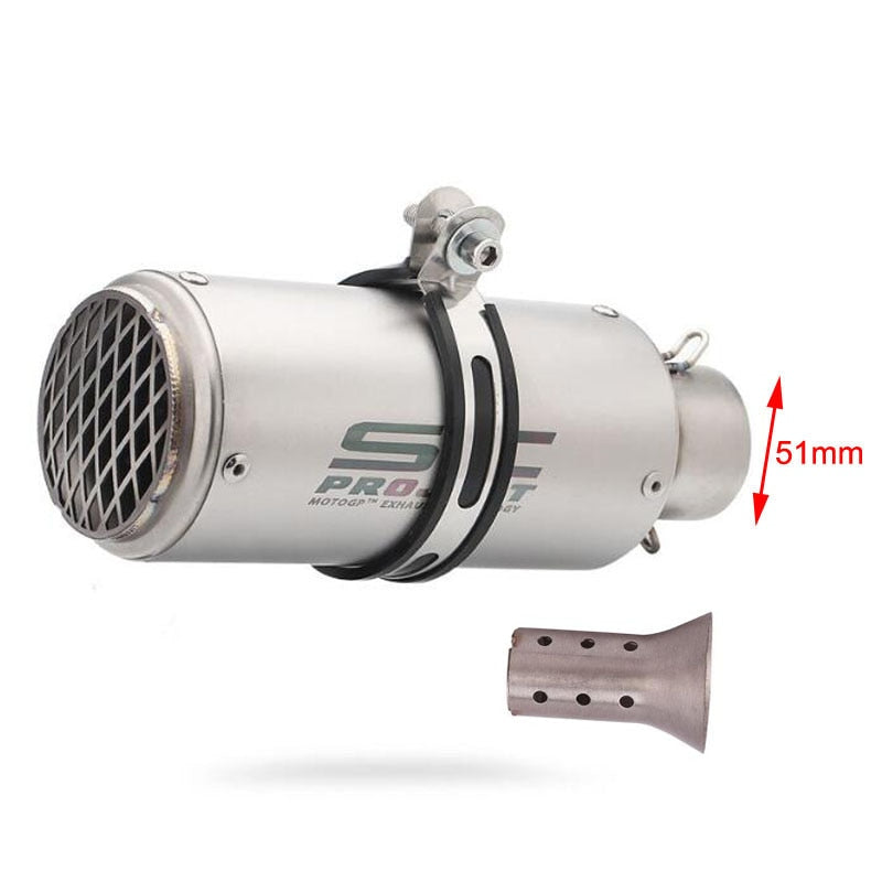 Motorcycle Exhaust Muffler for Kawasaki Z900 Xmax Fz6 Tmax CBR600 51 60 mm