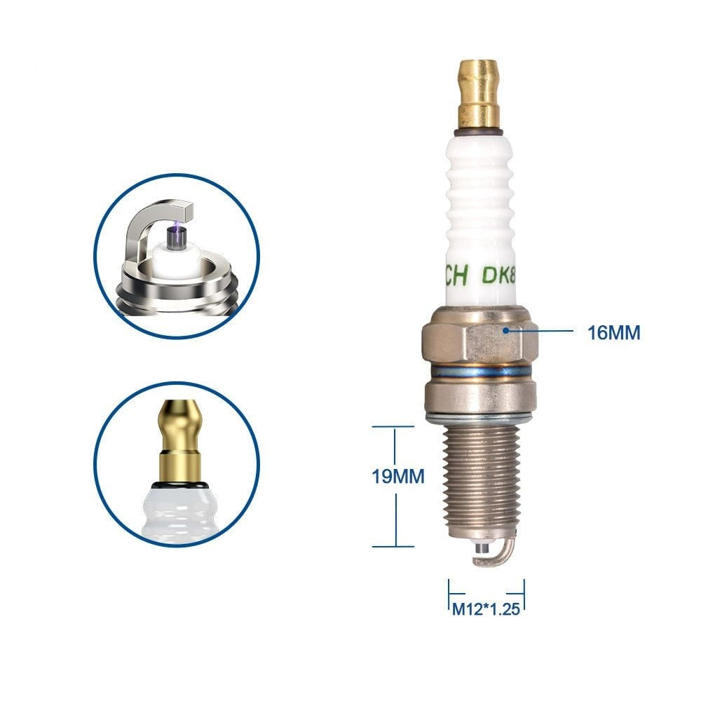 DK8RTC Spark plug Torch replacement for Denso XU24EPR-U for DCPR8E DCPR8E-N fits TOYOTA 90098-74051 for 0242135501 GM 96464000 - FMF replacement parts