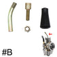 Elbow tube and accessories for Motorcycle PWK PHBG Carburetor Variants #A-#B-#C(As Shown) - FMF replacement parts