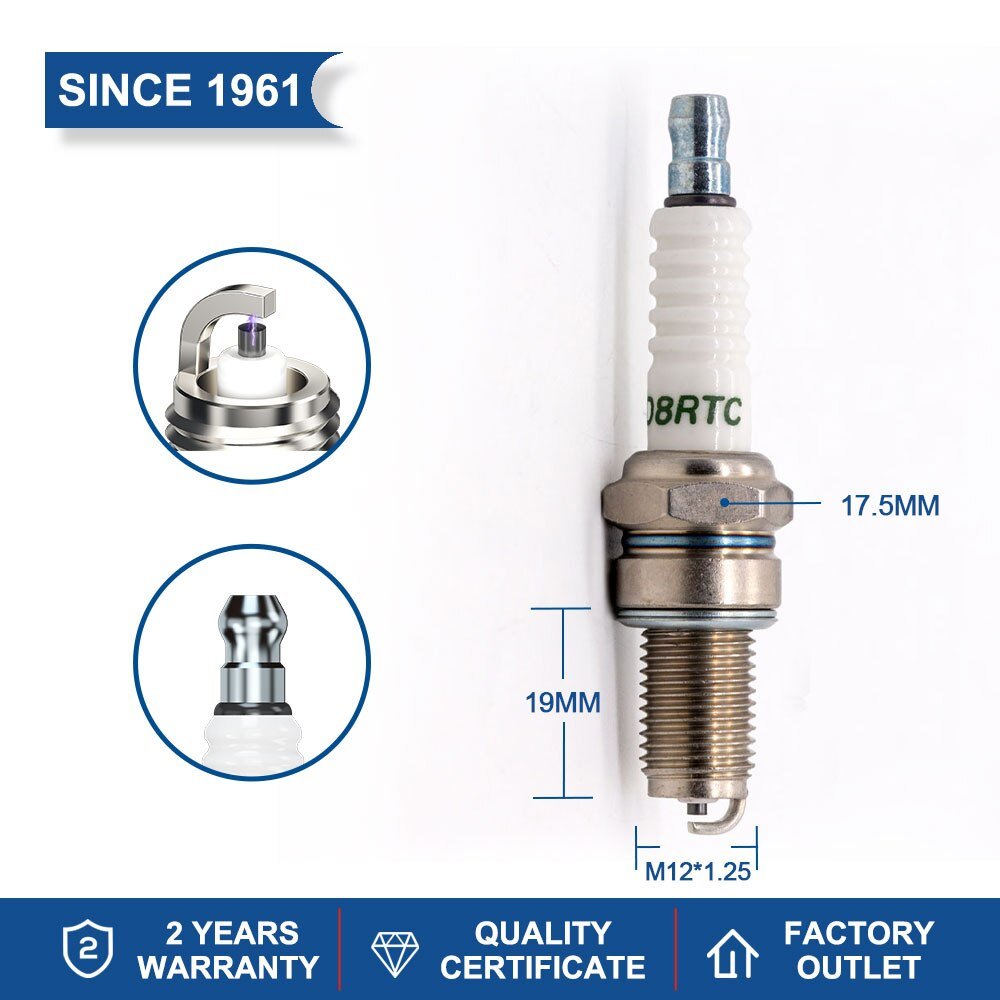 High Quality China Original Torch Spark Plug K5RTJY-10/D8RTC Candle for RC89PYC K16TNR-S9 for DR8EA RA6HC X24EPR-U9 - FMF replacement parts