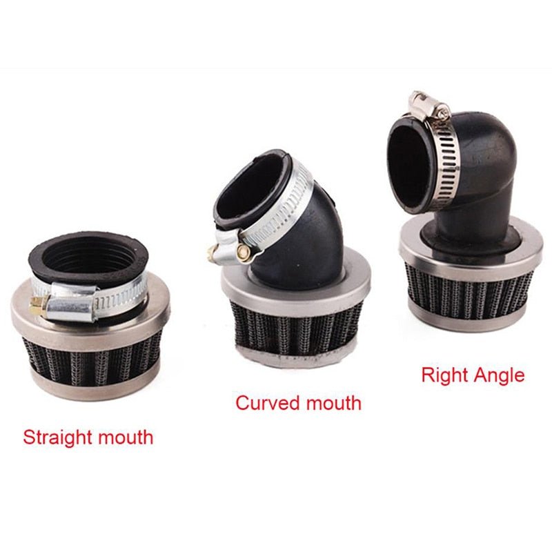 Motorcycle Air Filters 35mm Dirt Pit Bike Straight Curved Right Mini Air Filter - FMF replacement parts