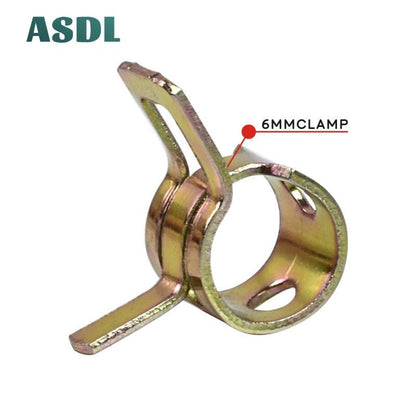 Spring Band 6-13mm for Type Vacuum Fuel Hose Silicone Tube Clamp Clip - FMF replacement parts