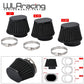 WLR - Motorcycle Air Filter 60mm 55mm 54mm 51mm 50mm Universal for Motor Car mini bike Cold Air Intake High Flow Cone Filter - FMF replacement parts